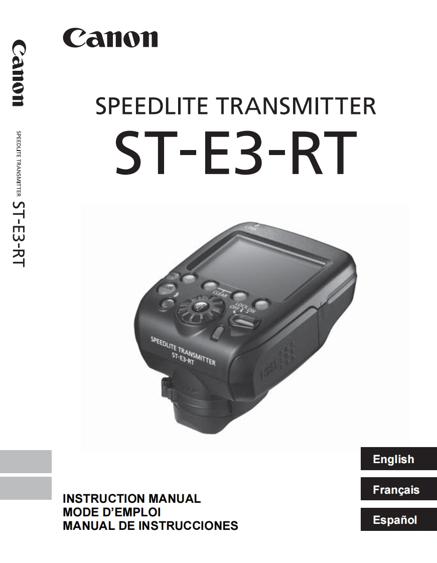 speedliteste3rt_操作说明书手册