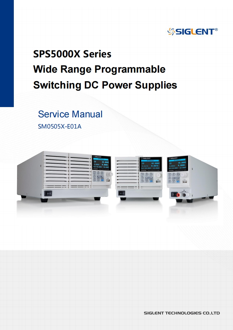 sps5000x-维修电器原理图手册