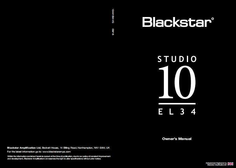 studio-10-el34-使用说明书手册