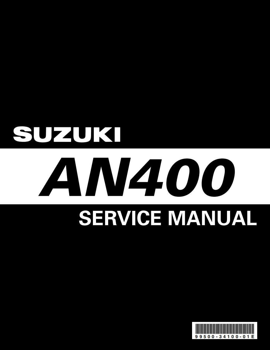 suzuki_an400k7-k8-k9-维修维护手册