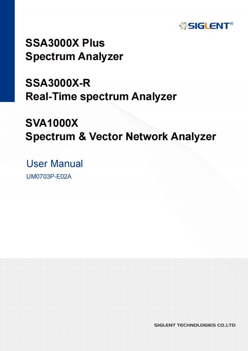 sva1000x-操作说明书手册