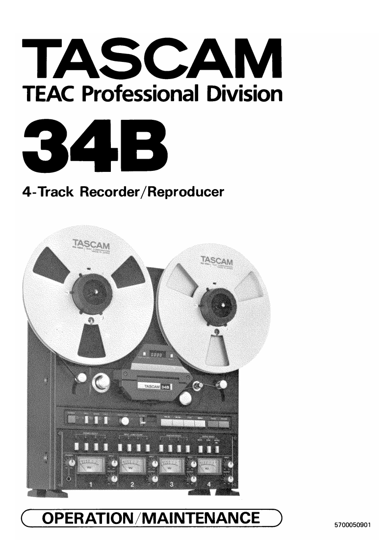 tascam34B操作说明书手册