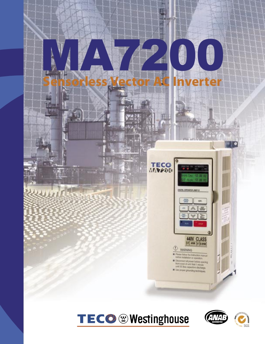 teco-ma7200-安装操作说明书手册