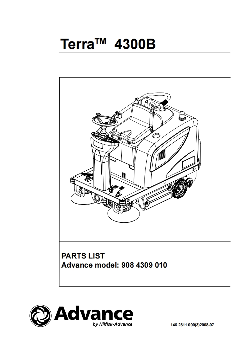 terra4300B-parts维修零部件手册
