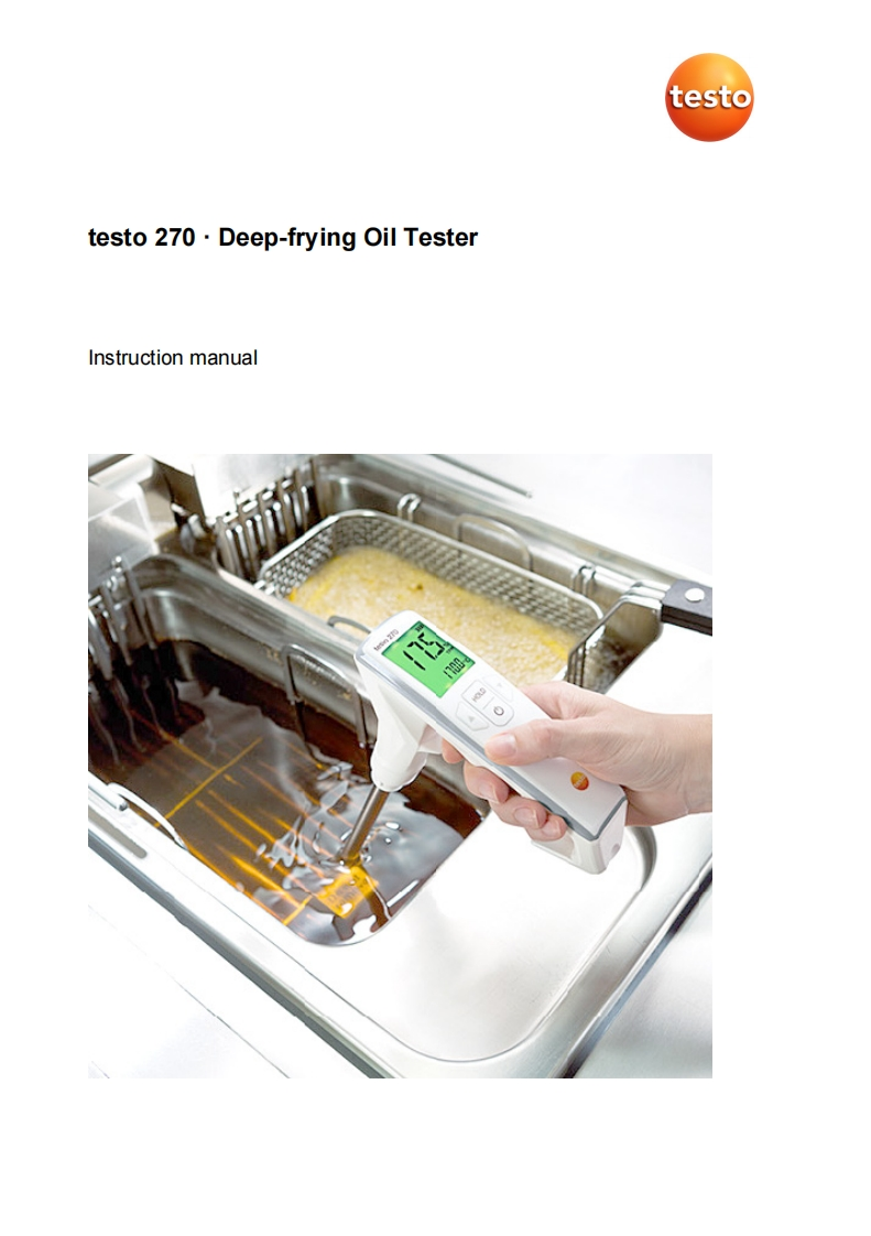 testo-270_(New)_使用说明书手册uction-手册说明书指南