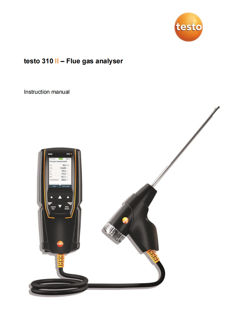 testo-310-ii-en-instruction-调试手册说明书指南