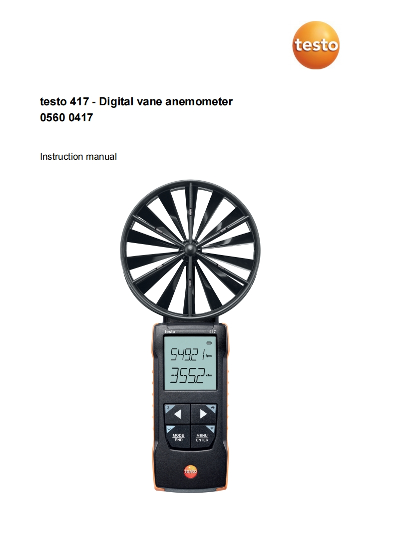 testo-417-instruction-调试手册说明书指南-us