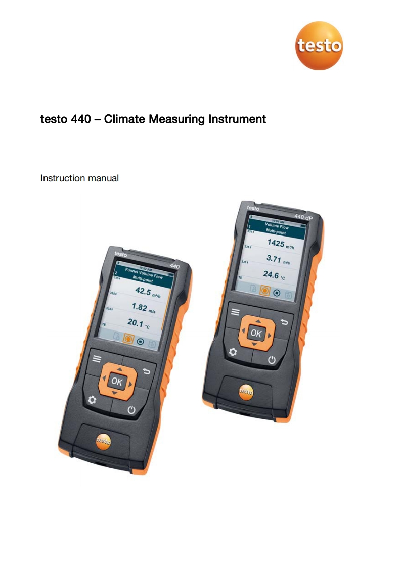 testo-440-使用说明书手册uction-手册说明书指南-(US)