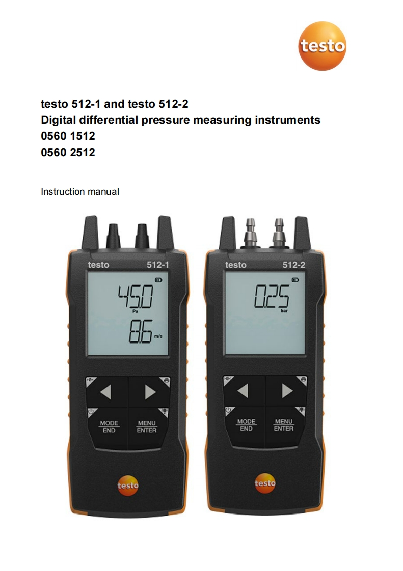 testo-512-用户操作说明书手册