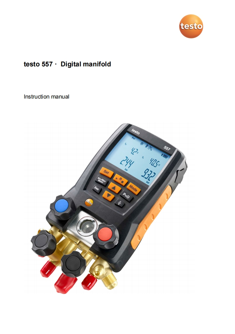 testo-557-用户操作说明书手册-US