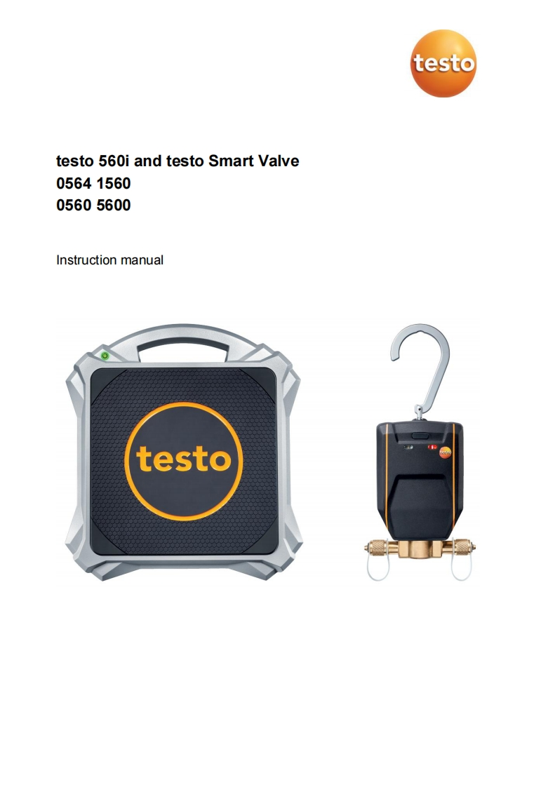 testo-560i-Smart-Valve-用户操作说明书手册