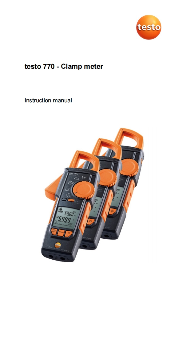 testo-770-用户操作说明书手册