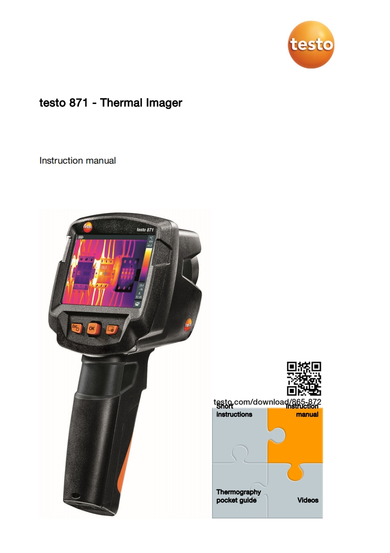 testo-871-用户操作说明书手册