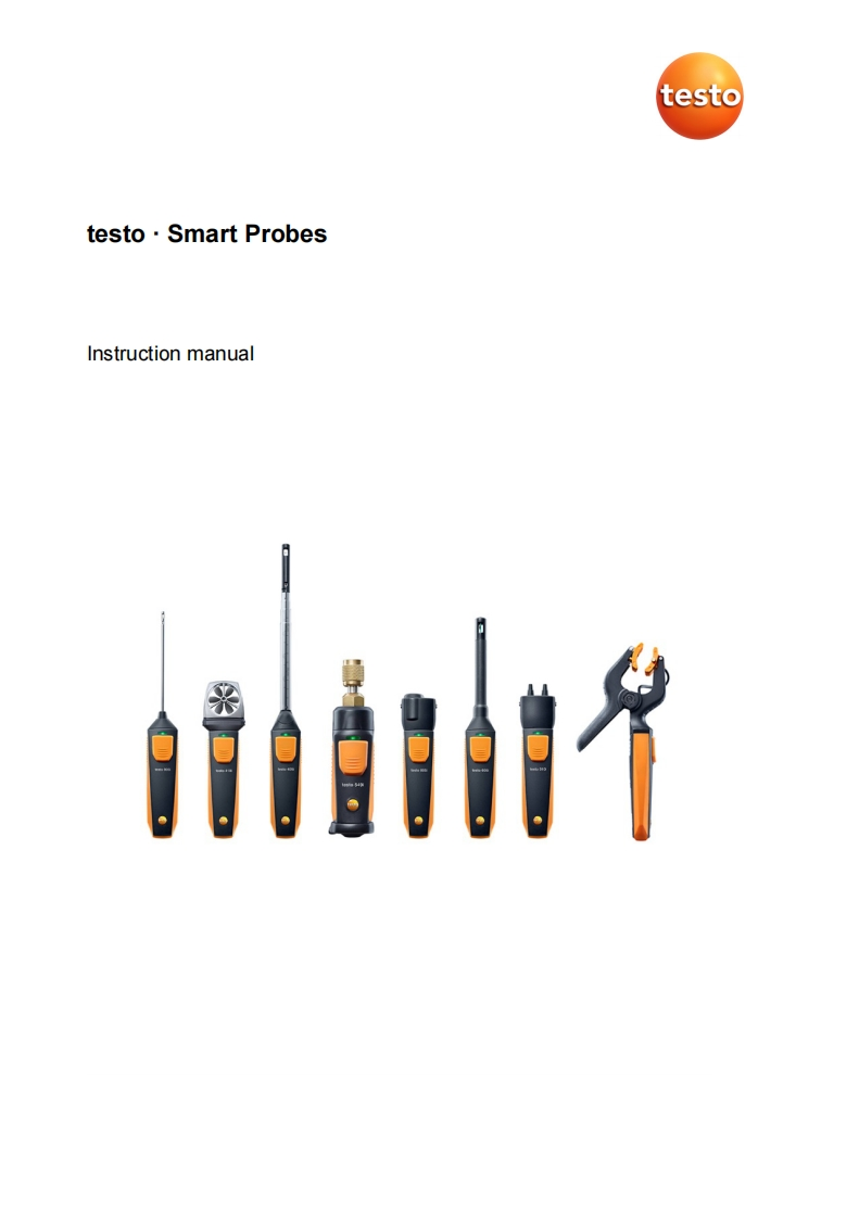 testo-Smart-Probes-用户操作说明书手册