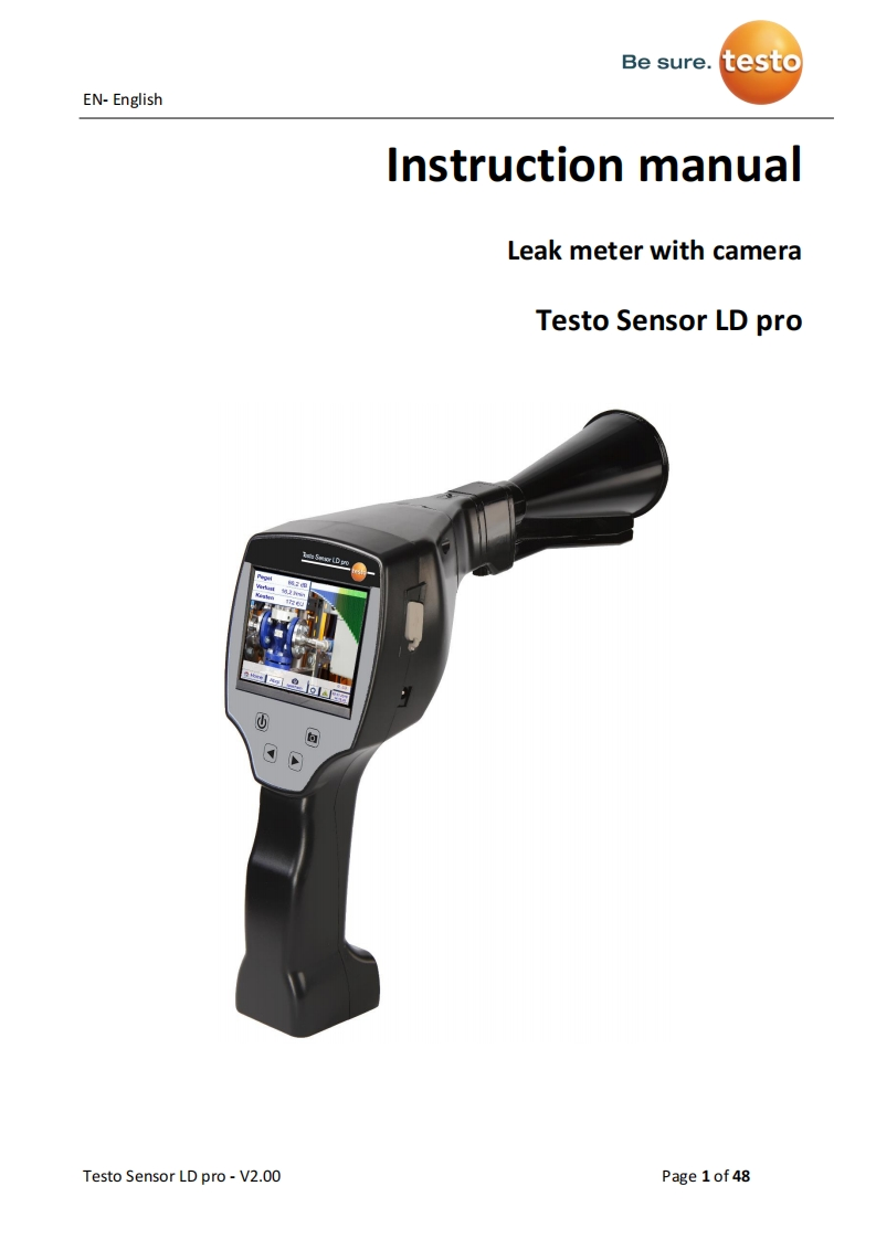testo-sensor-ld-pro-instruction-调试手册说明书指南-en