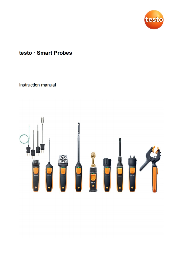 testo_Smart_Probes_New_Generation_使用手册说明书