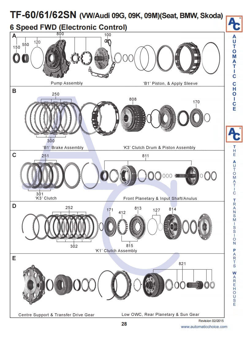 tf60sn变速箱维修手册