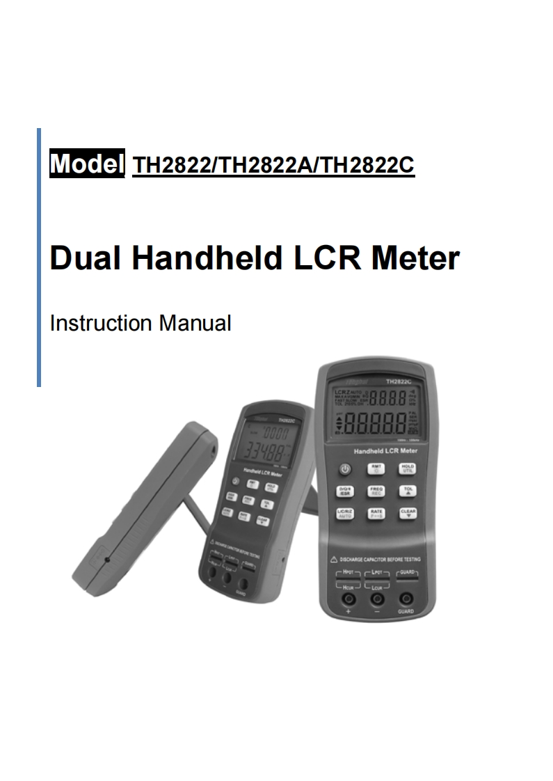 th2822series-操作说明书手册