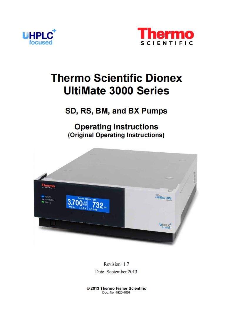 thermo-dionex-ultimate-3000-series-pumps_operating-操作说明书手册