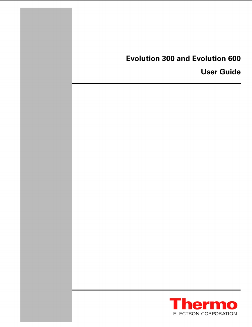 thermo-evolution-300-and-600-uv-vis-spectrophotometer_操作说明书手册