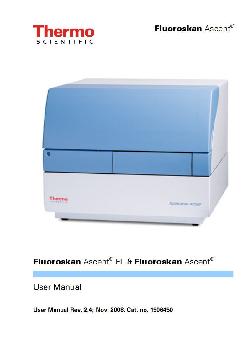 thermo-fluoroskan-ascent-fl-and-fluoroskan-ascent_操作说明书手册