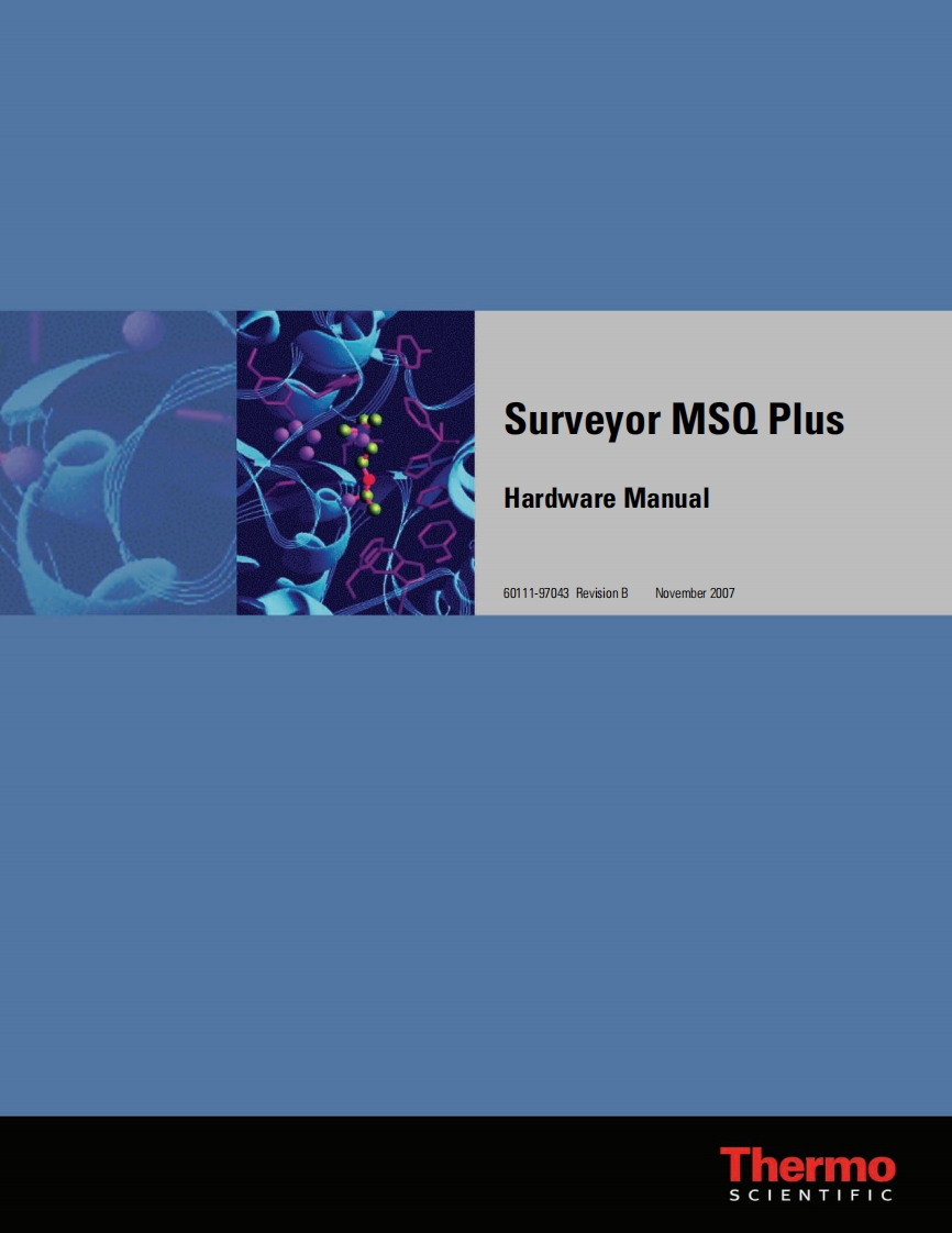 thermo-surveyor-msq-plus_硬件安装调试说明书手册-rev-b
