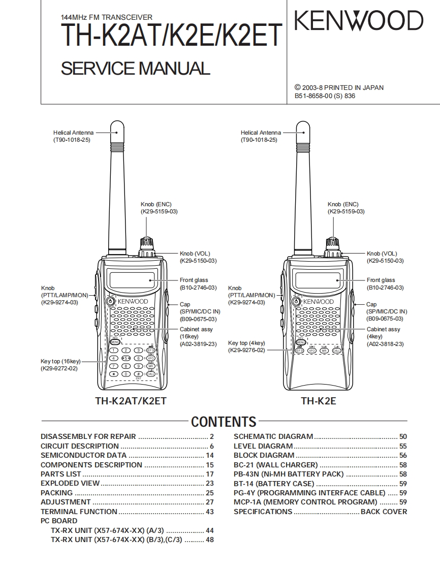 thk2-series_维修手册电器原理图