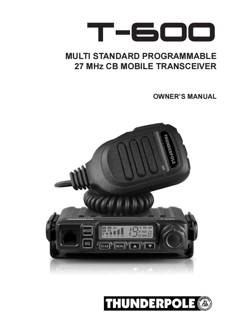 thunderpole-t-600-操作说明书手册