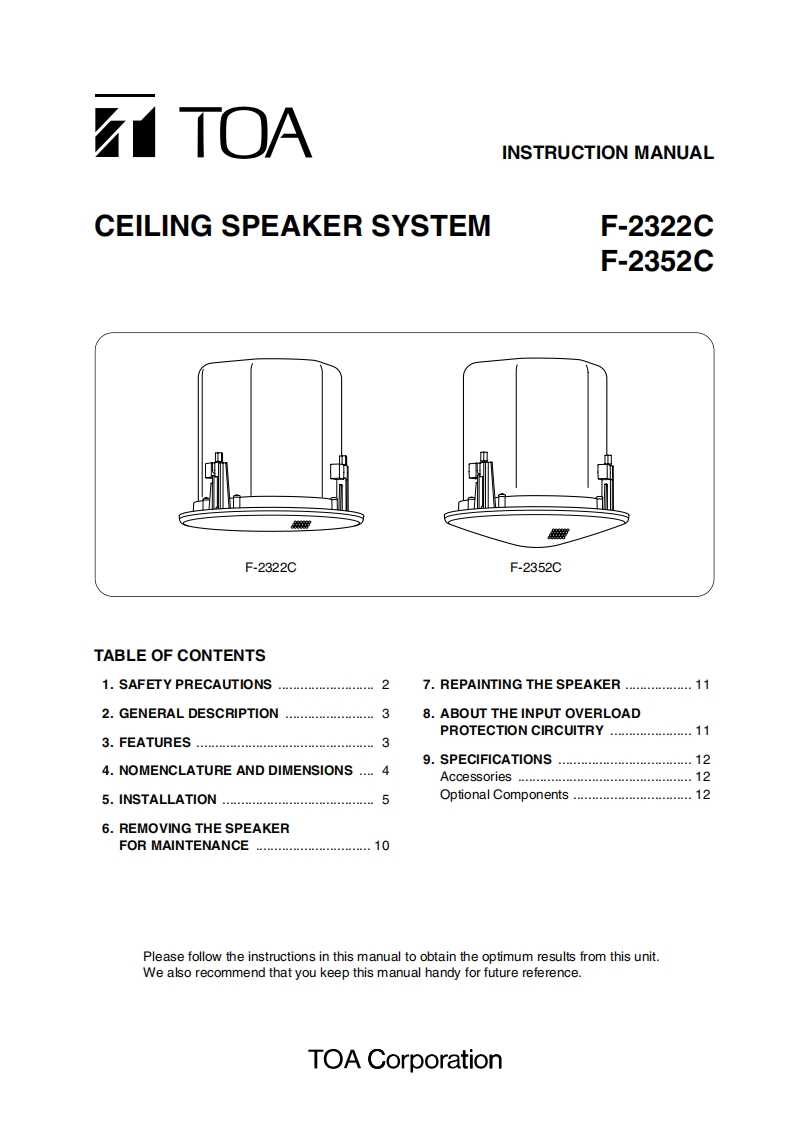 toaF2322C-2352C操作说明书手册