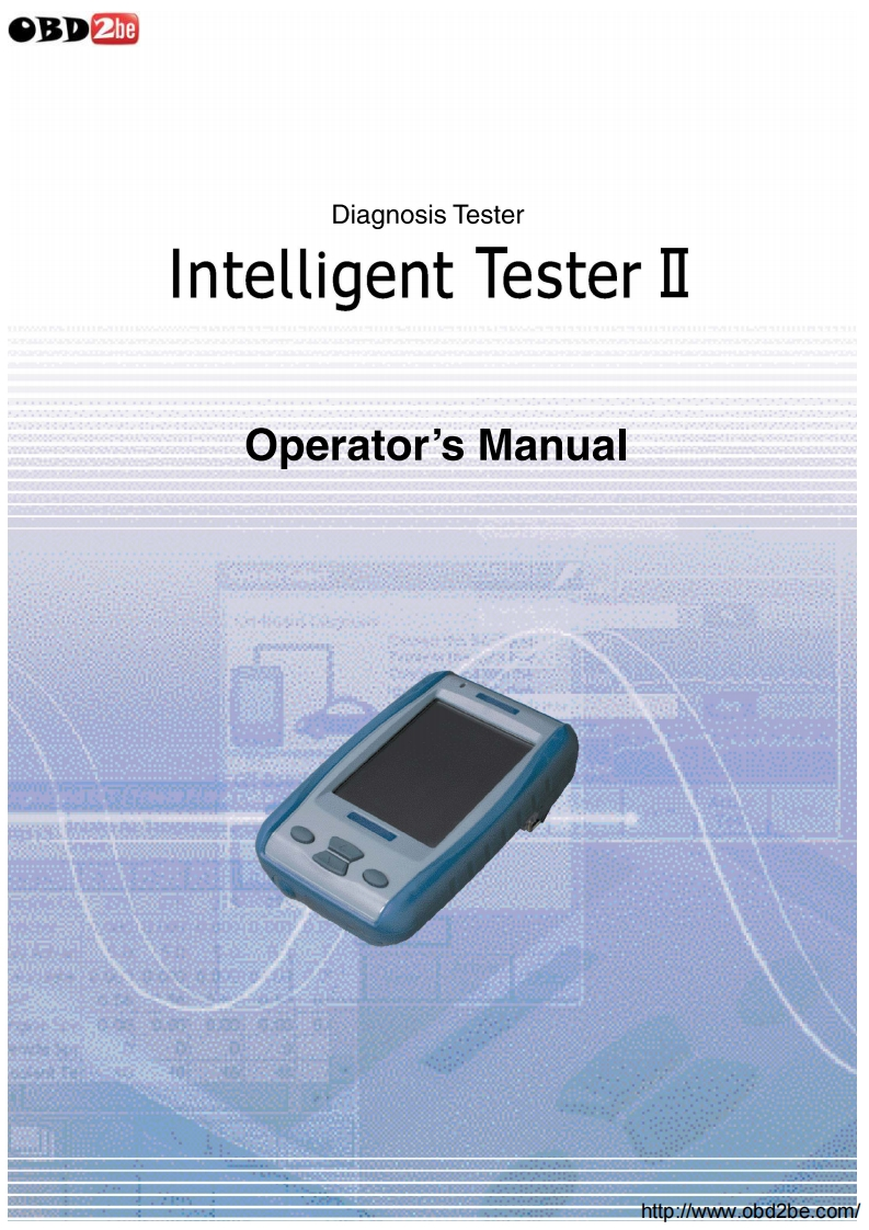 toyota_intelligent_tester_使用说明书手册