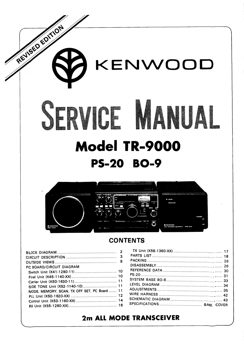 tr9000_ps20_bo9_维修手册电器原理图