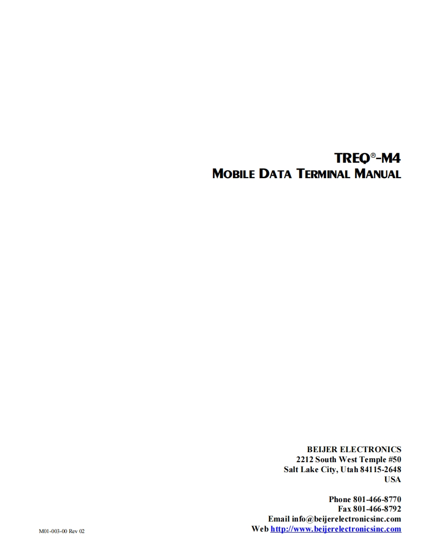 treq-m4_user_manual操作说明书手册