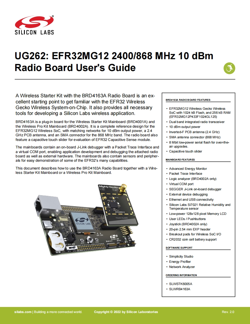 ug262-brd4163a-用户操作编程说明书手册