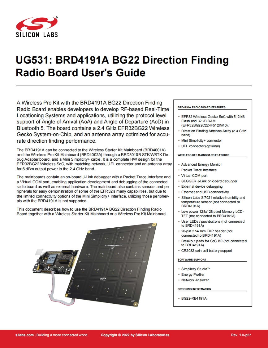 ug531-brd4191a-用户操作编程说明书手册