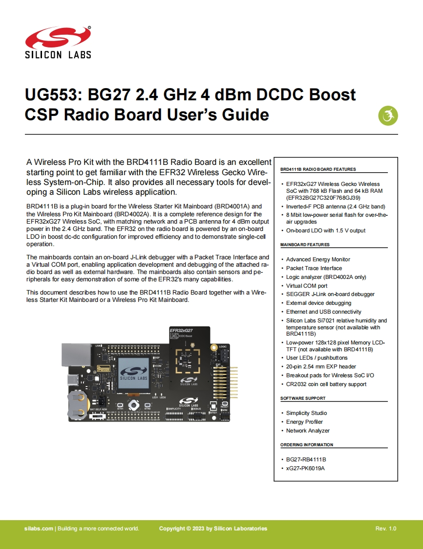 ug553-brd4111b-用户操作编程说明书手册