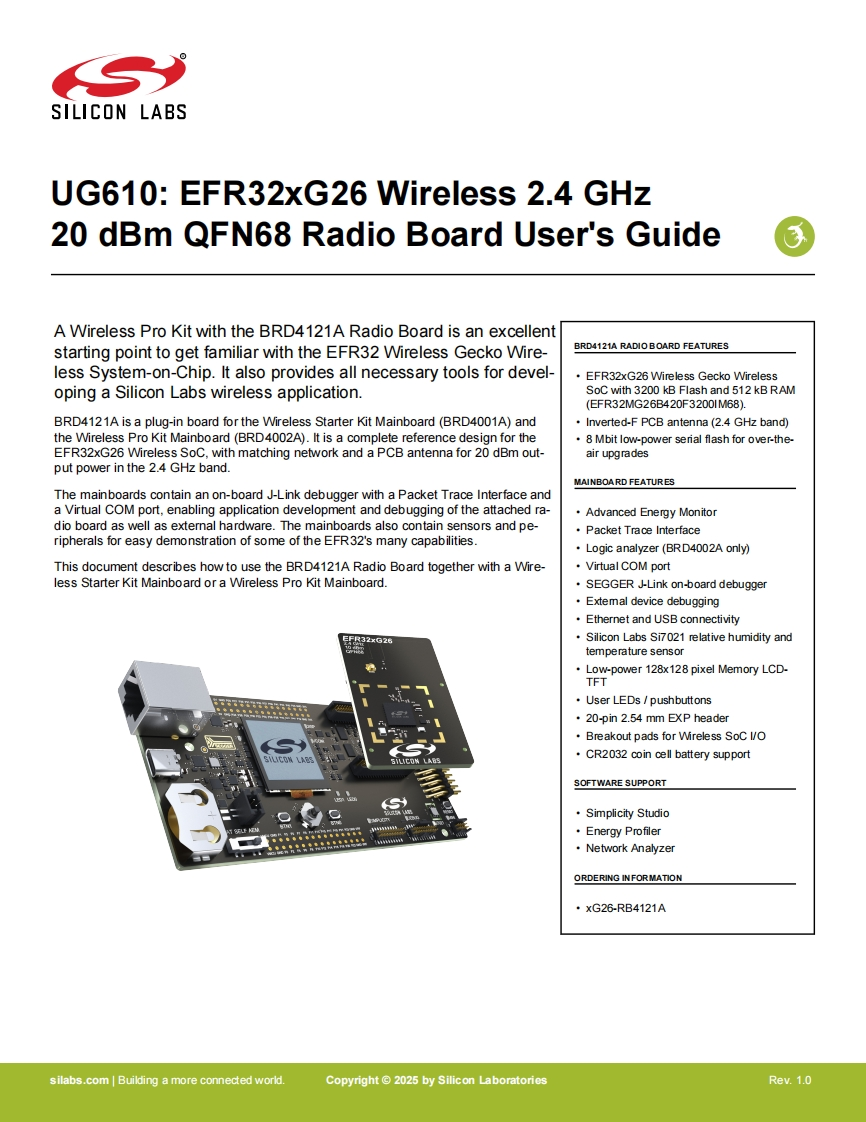 ug610-brd4121a-用户操作编程说明书手册