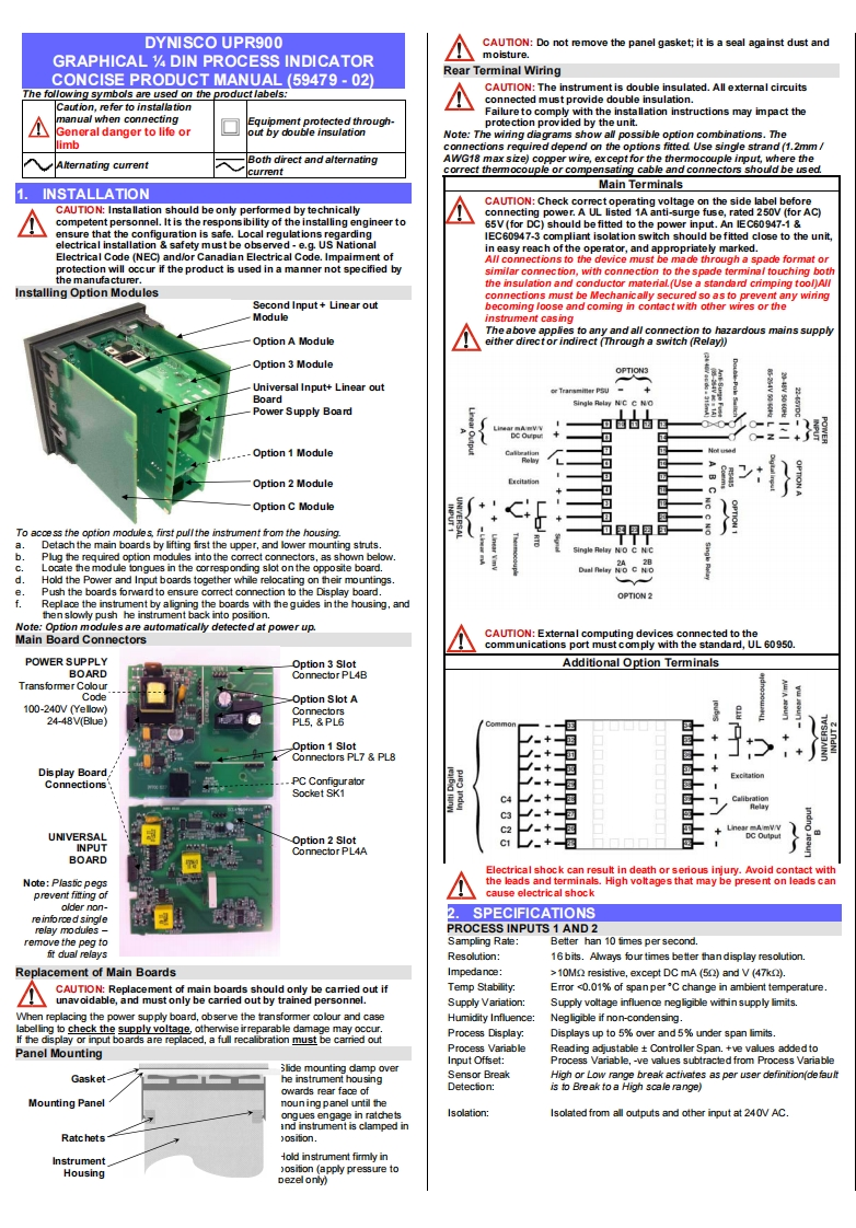 upr900_graphical_indicator_concise_操作说明书手册__english_4_pages