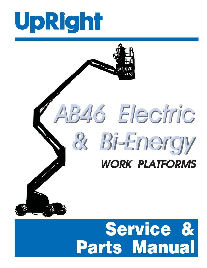 upright-ab46_electric_and_bieenergy_sn_1000after维修与零部件说明书手册