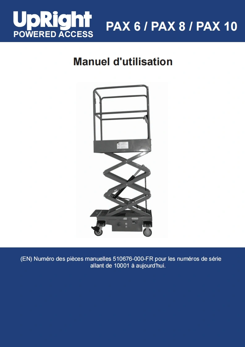 upright-pax6_pax8_pax10_sn_00001after维修与零部件说明书手册
