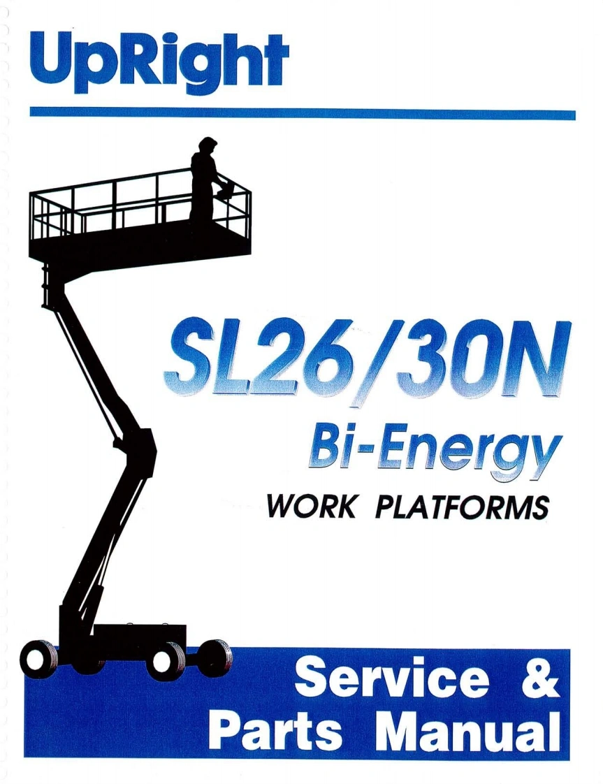 upright-sl26n_sl30n_bieenergy_sn_9600after维修与零部件说明书手册