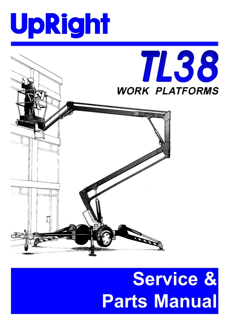 upright-tl38_sn_1001-1752维修与零部件说明书手册