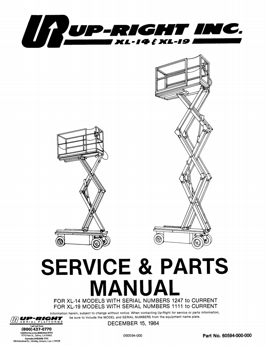 upright-xl14_sn_1247after_xl19_sn_1111after维修与零部件说明书手册新质力文库 - 聚焦新质生产力发展的数字化知识库_行业洞察 / 理论成果 / 实践指南免费下载新质力文库