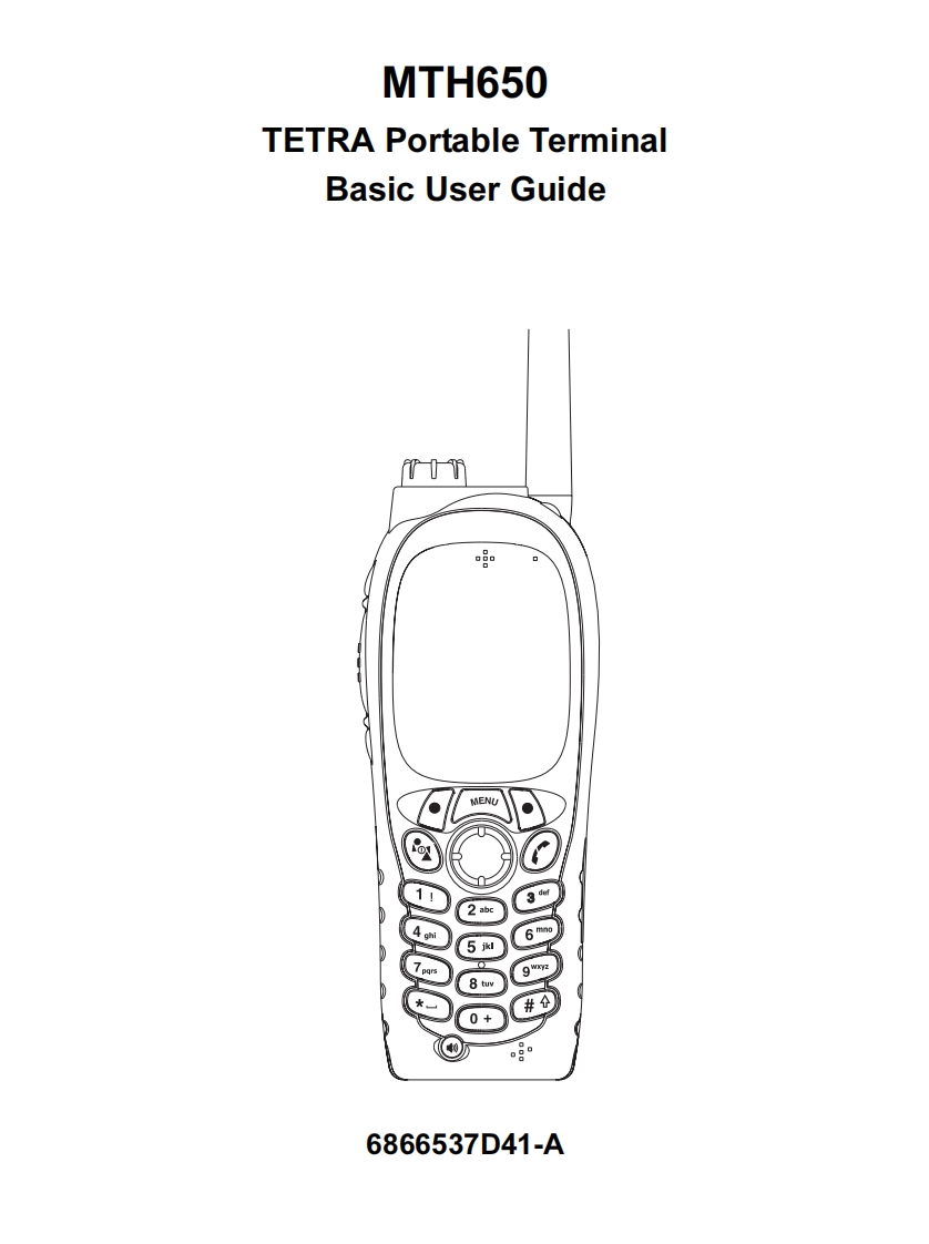userguide-motorola-mth650操作说明书手册