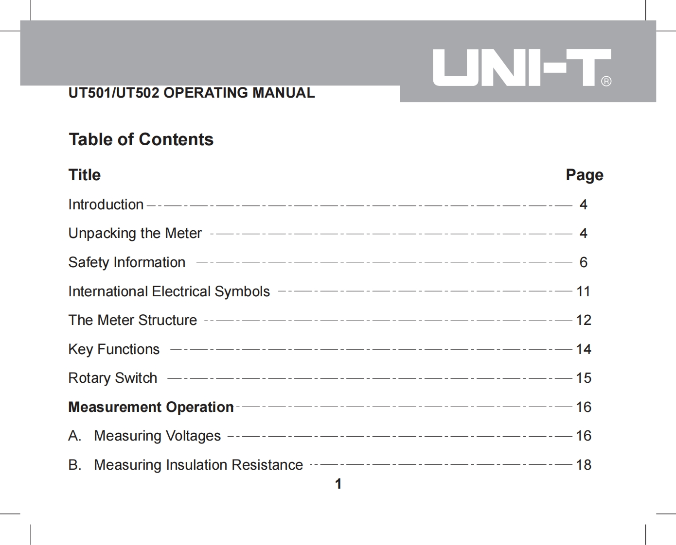 ut501-操作说明书手册3
