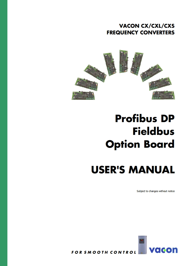 vacon-inverter-cx-profibus-dp-board-操作说明书手册-en
