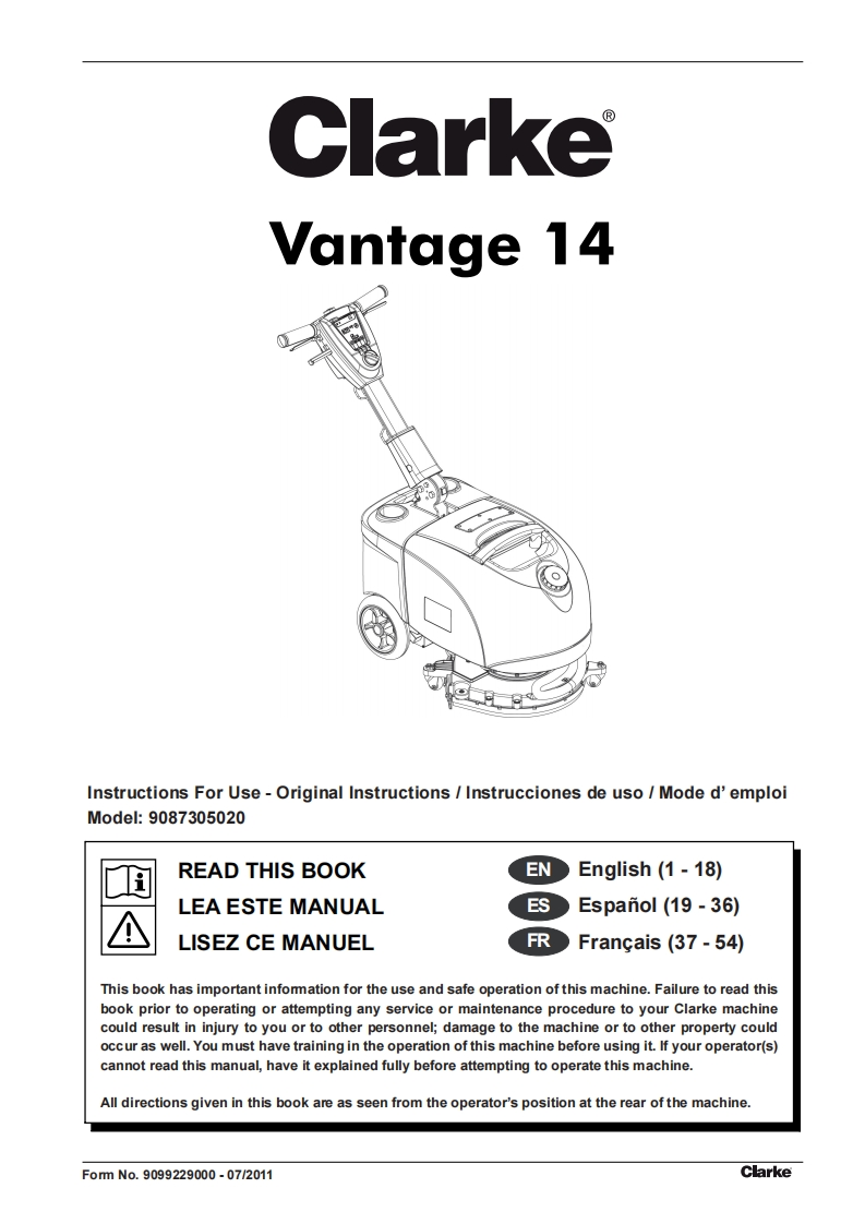 vantage14-manual操作与维护手册