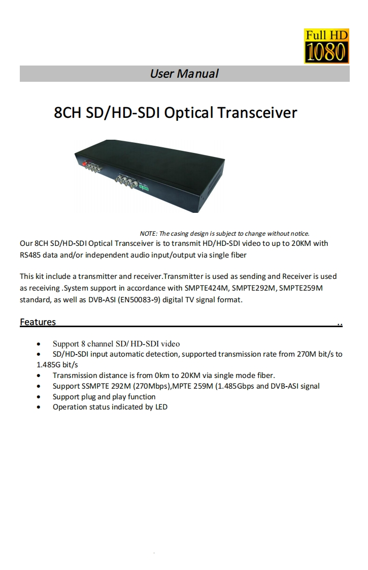vcf-fb08txrx_user_操作说明书手册_2