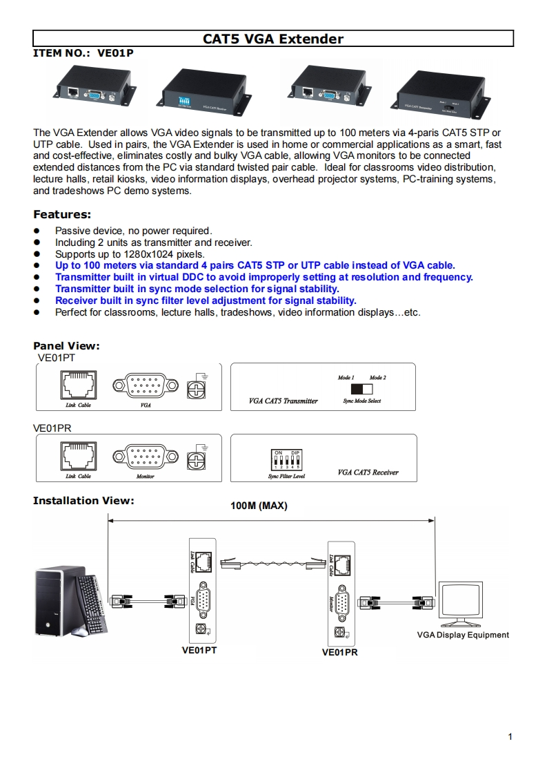 ve01p-操作说明书手册