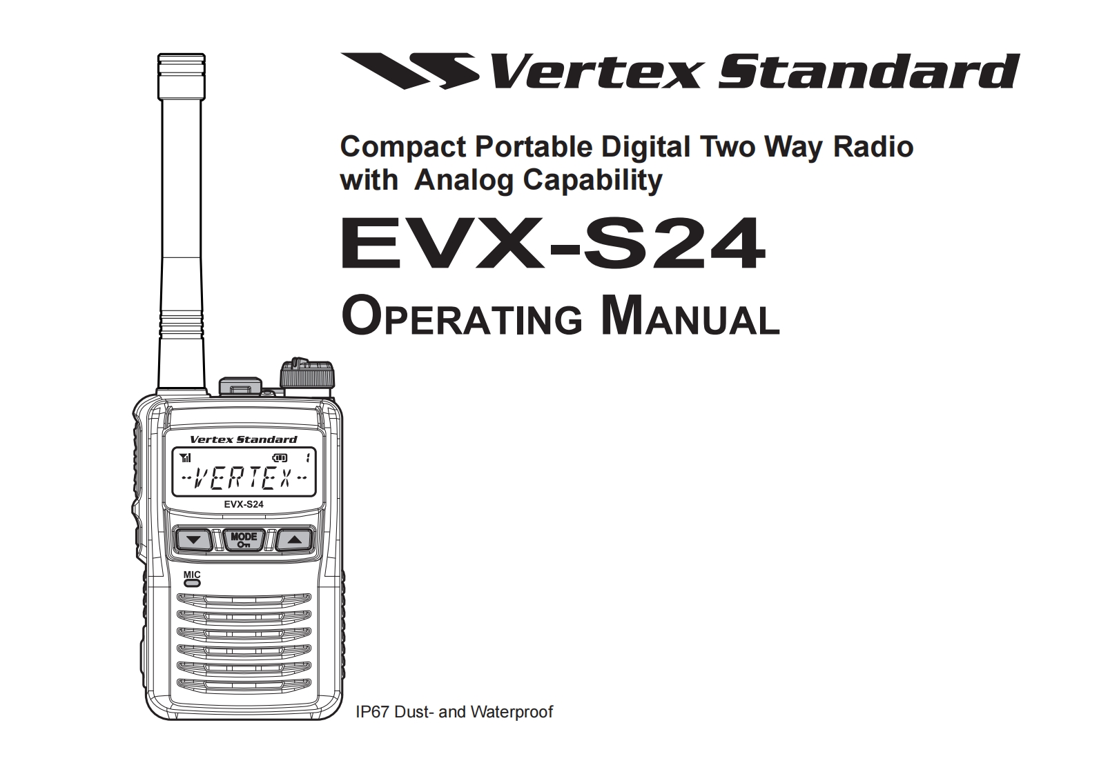 vertexstandardevxs24_操作说明书手册
