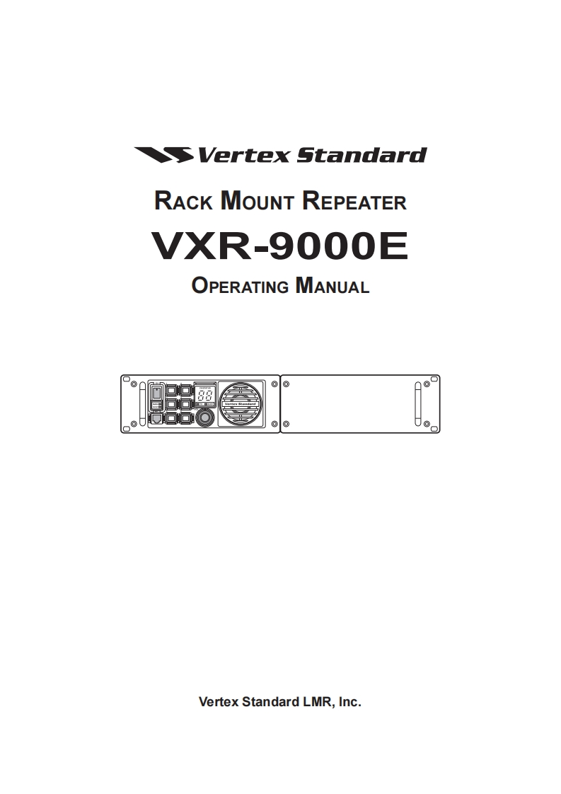vertexstandardvxr9000_操作说明书手册